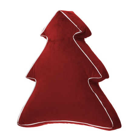 Poduszka Choinka 40x41 cm, intensywna czerwień, 40x41x8cm, Christmas