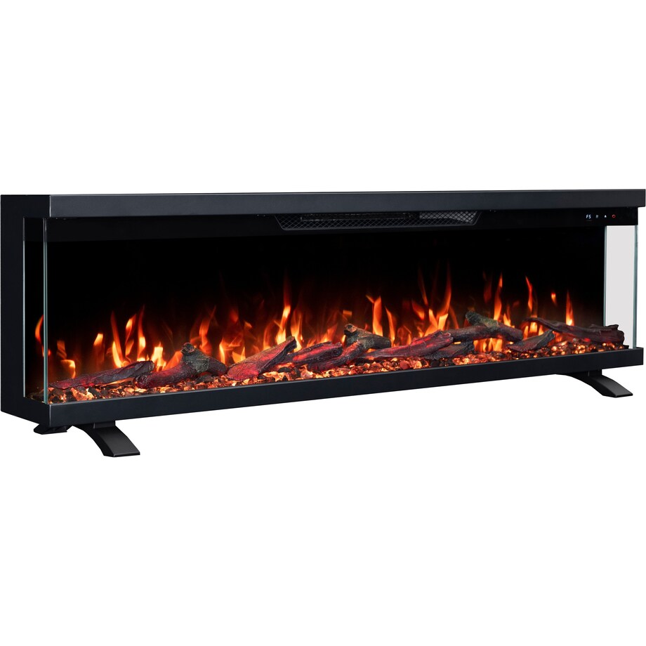 Kominek elektryczny à 3 côtés Emotion Flame Unity 127 - ścienny i do zabudowy - 127x19x36 cm - kominek LED - 900/1800 W