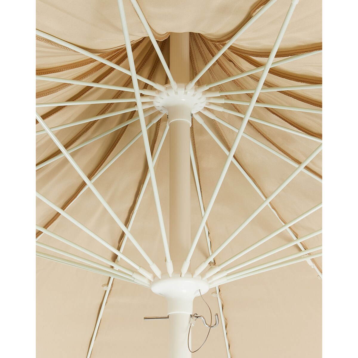 Parasol ogrodowy 245 cm beżowy MINOA