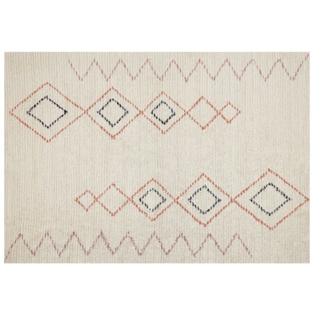 Dywan bawełniany 160 x 230 cm beżowy GUWAHATI