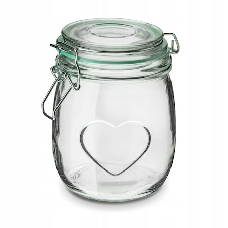 6x SŁOIK POJEMNIK 800 ml z klipsem na weki grzyby bigos jedzenie barszcz