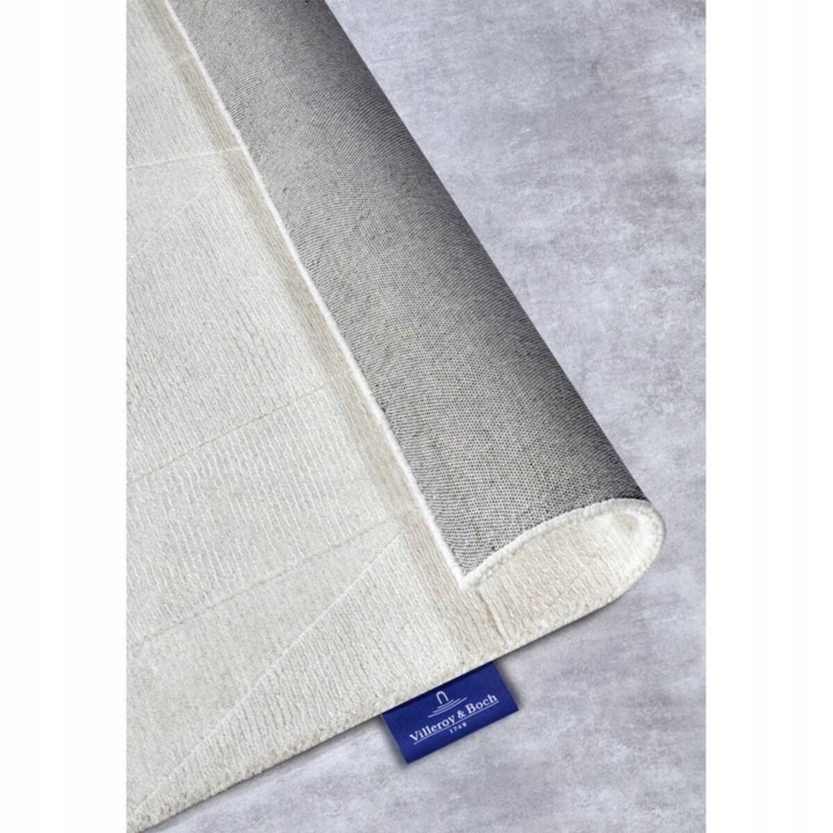 Chodnik wełniany do korytarza 80x250cm, kremowy nowoczesny wzór 3D