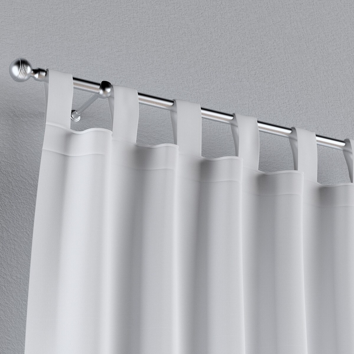 Zasłona na szelkach 1 szt. 130x245 biały