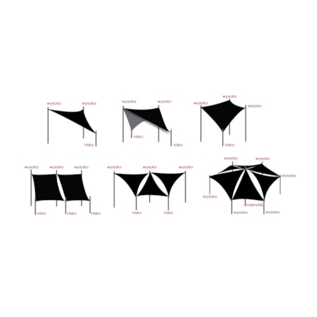 Żagiel Przeciwsłoneczny Ogrodowy Wodoodporny 3X5 M Ciemny Beżowy Zacieniacz