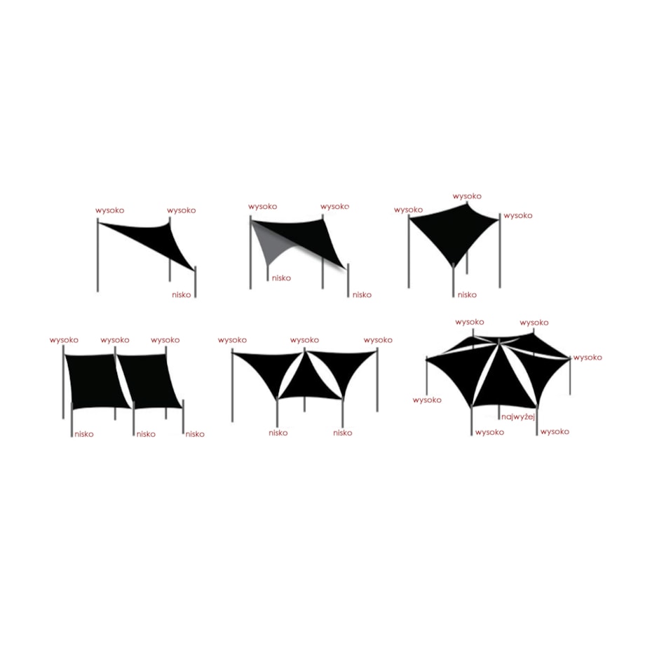 Żagiel Przeciwsłoneczny Ogrodowy Wodoodporny 3X5 M Ciemny Beżowy Zacieniacz