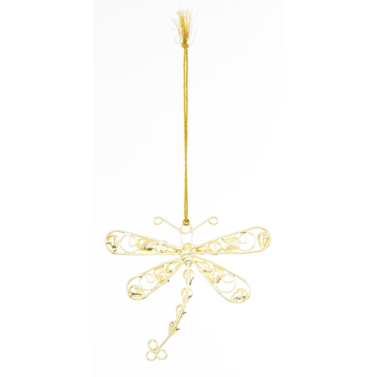 Ozdoba - zawieszka 2 szt. kolorowa 11,5x13x1 cm LIBELLULA