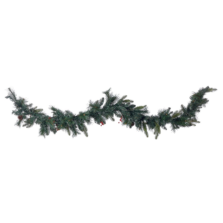 Świąteczna girlanda LED WHITEHORN 180 cm Ciemnozielony
