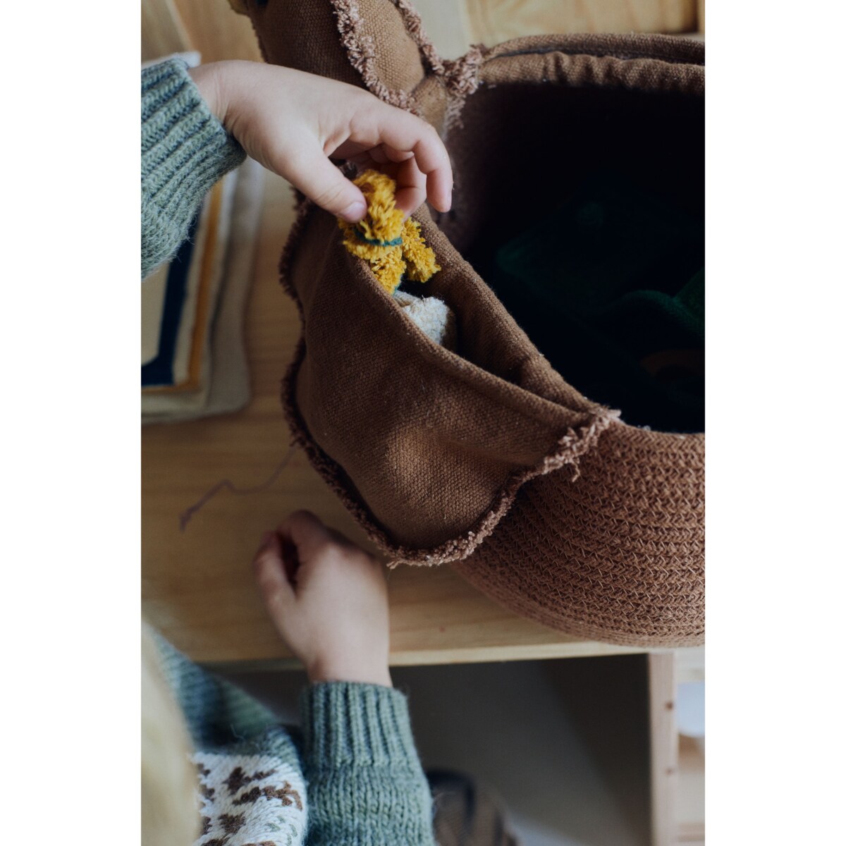 Lorena Canals - Kosz dekoracyjny Kura Toffie, Farm