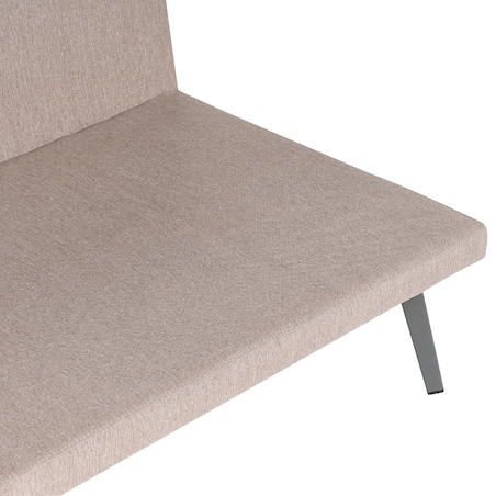 Sofa ogrodowa dla 3 osób LORETELLO Lewostronny Beżowy