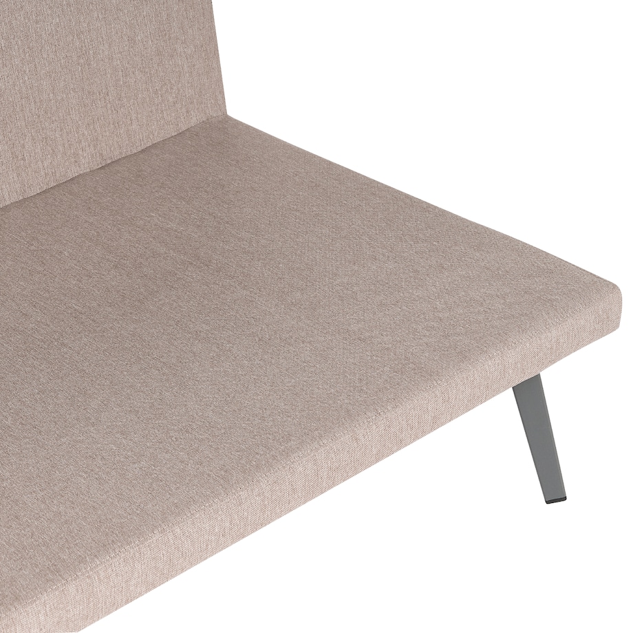 Sofa ogrodowa dla 3 osób LORETELLO Lewostronny Beżowy
