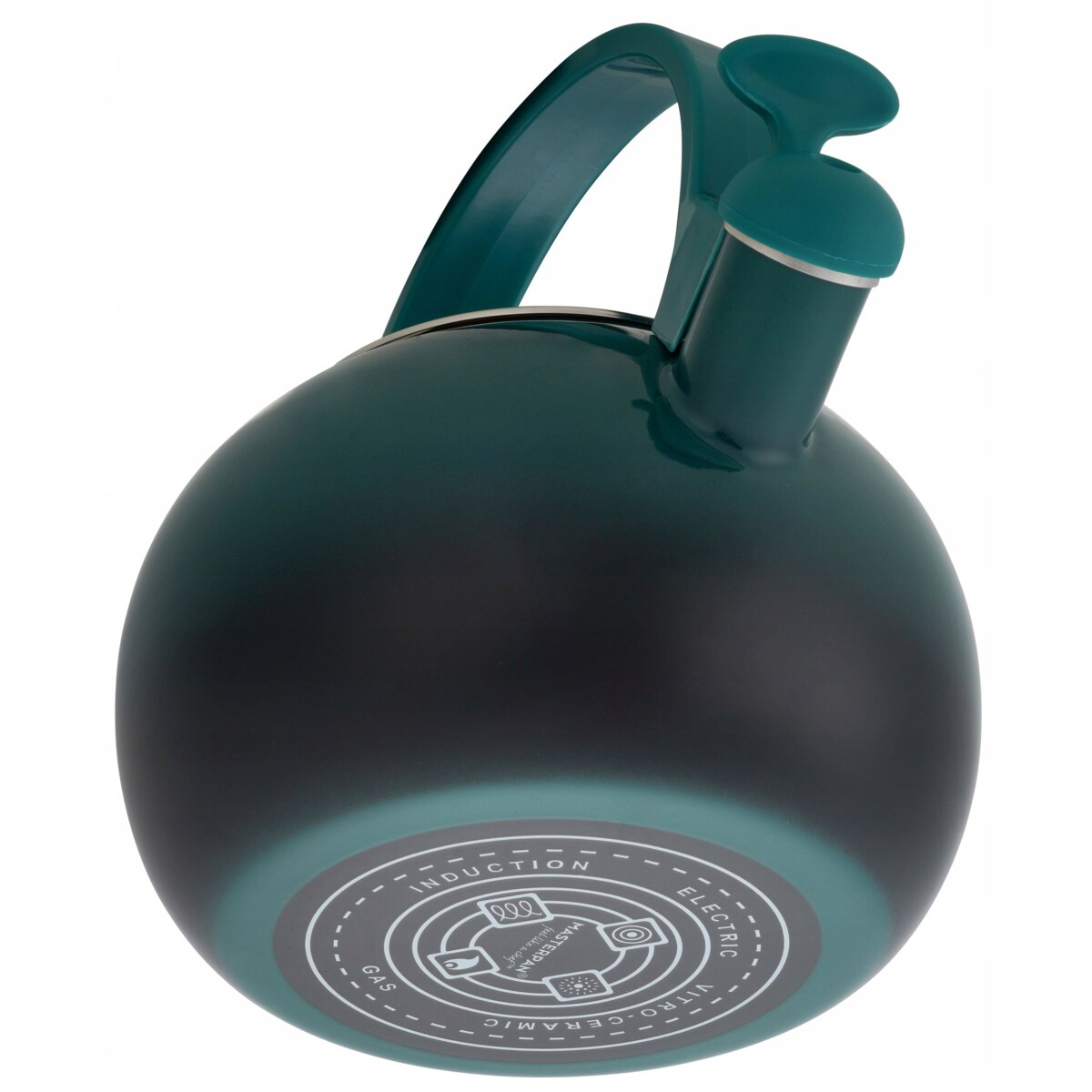 Czajnik Emaliowany Retro 2.2L Zielony Z Gwizdkiem Stal Węglowa Indukcja Gaz