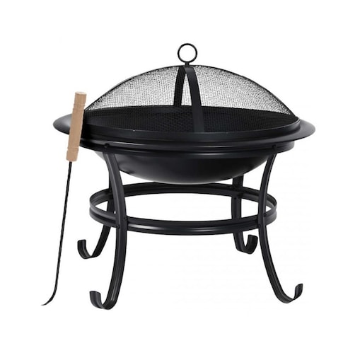 Palenisko ogrodowe, z pogrzebaczem, grill, ognisko, 54,5cm, KINGHOFF