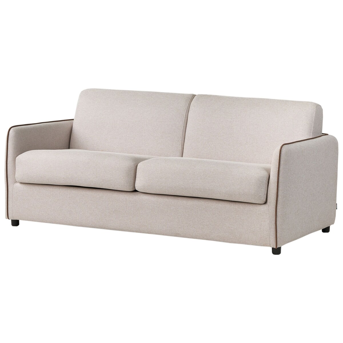 Sofa rozkładana ISHOJ Jasnobeżowy Tkanina