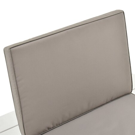 vidaXL Krzesła ogrodowe z poduszkami, 2 szt., plastik, białe