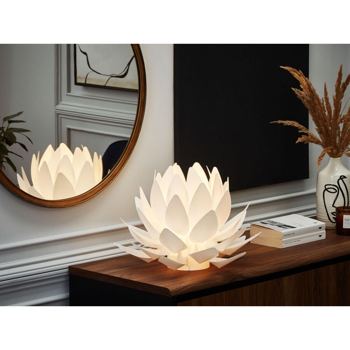 Lampa stołowa biała MUSONE