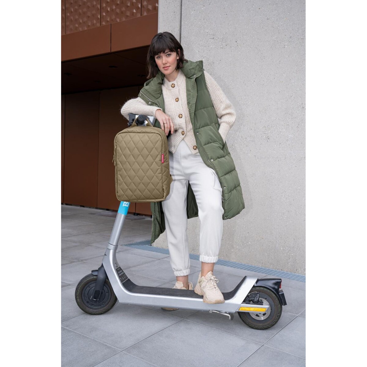 Plecak CLASSIC BACKPACK M, rhombus olive