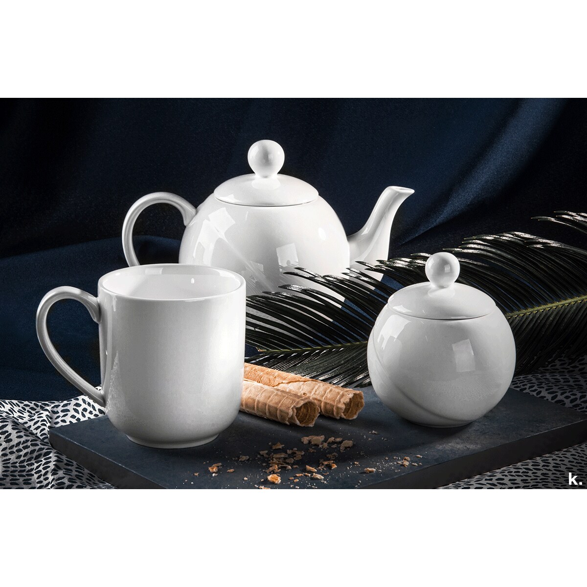 Konsimo RESEDA Dzbanek, biały