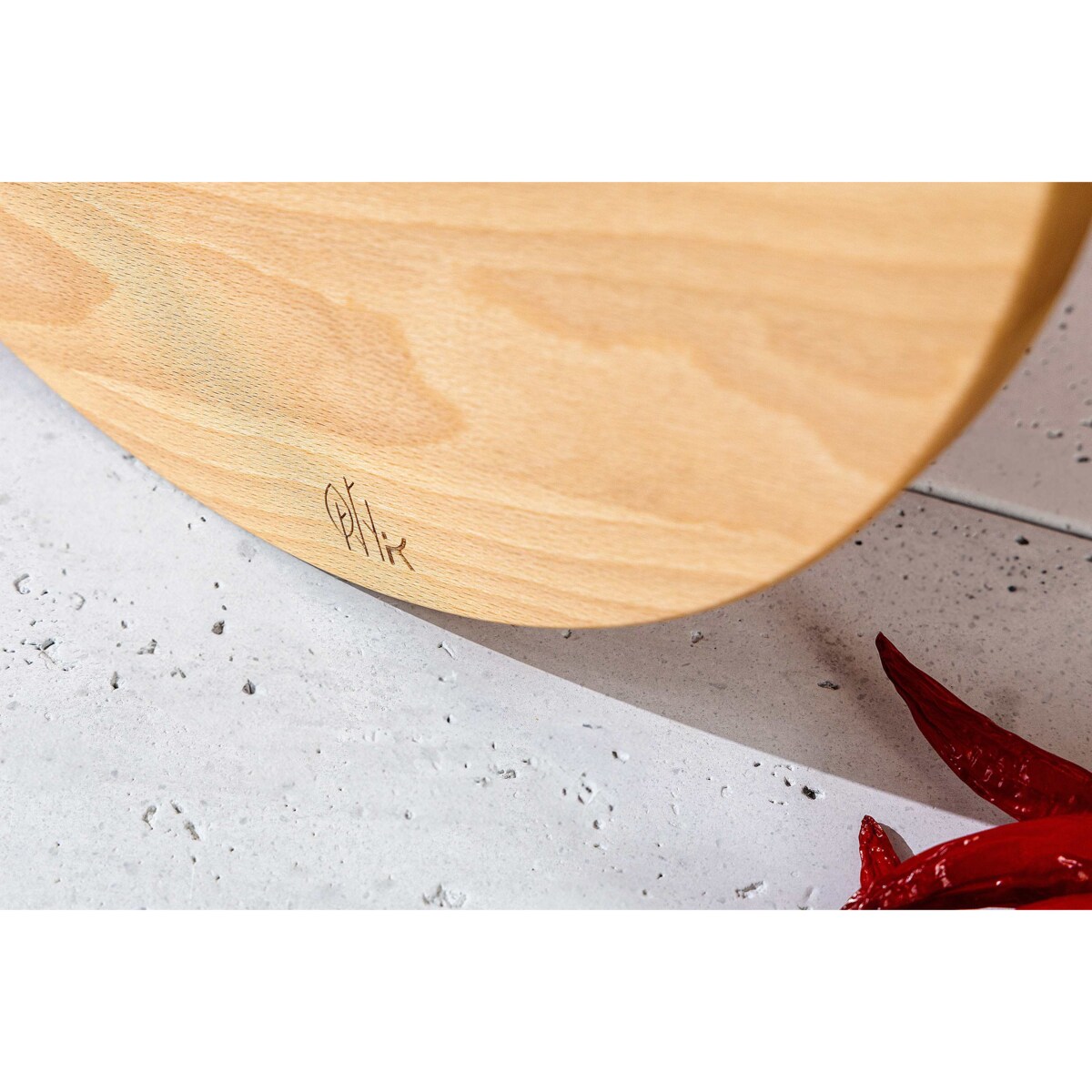 Konsimo LESTE Deska do pizzy (2szt.), drewno bukowe