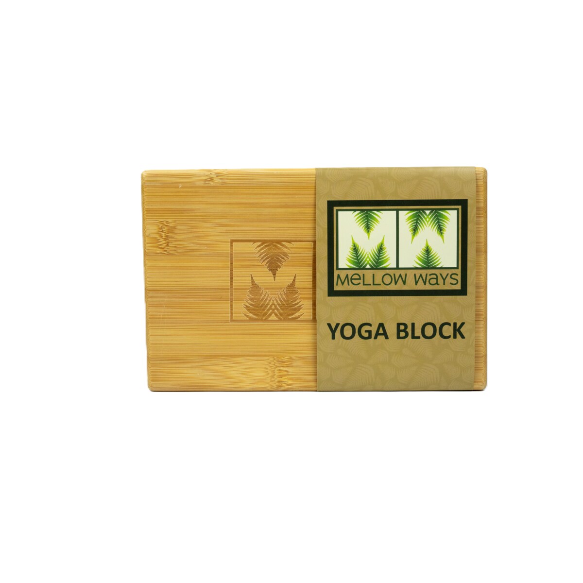 Kostka do jogi drewniana bambusowa