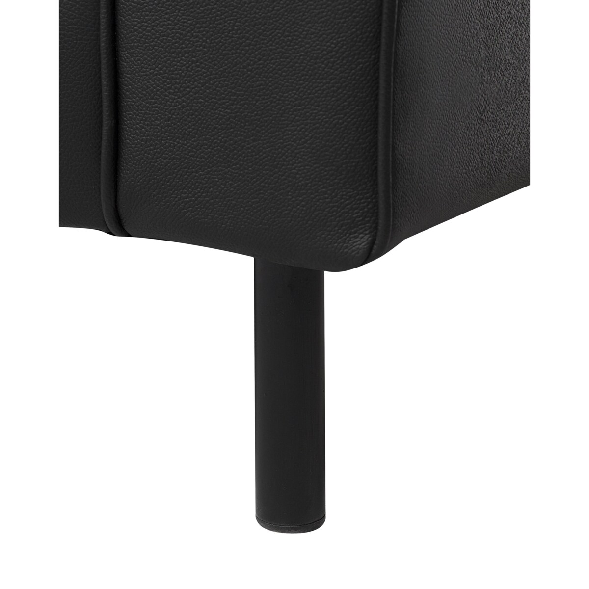 Fotel skórzany czarny SAVALEN