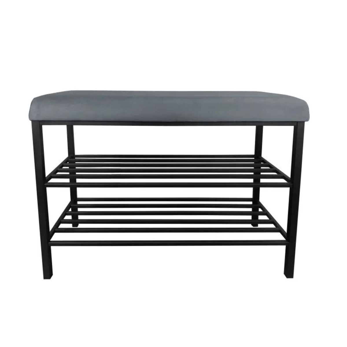 Stojak na buty z siedziskiem GAJA BL14 czarny/szary