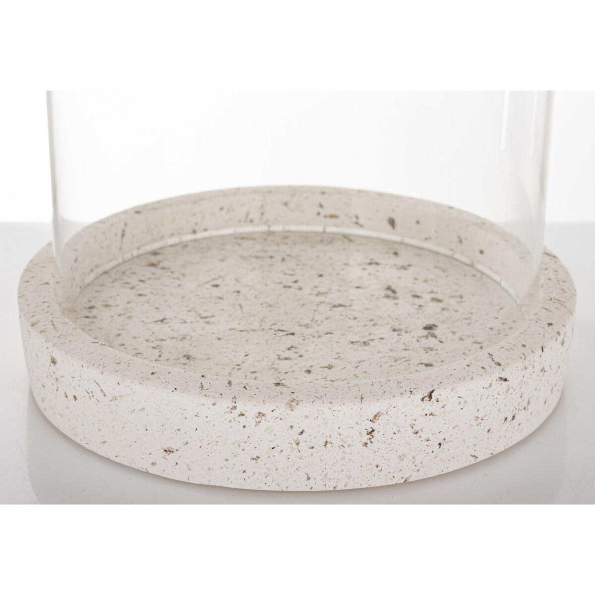 Świecznik szklany Ø 17,5x24 cm CEMENTO