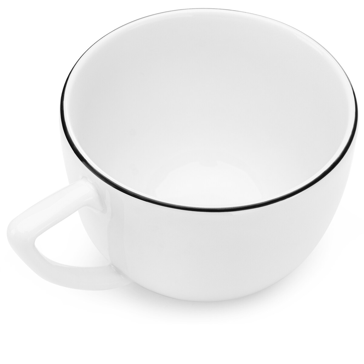 Konsimo CARLINA Filiżanka do kawy ze spodkiem 12 szt.