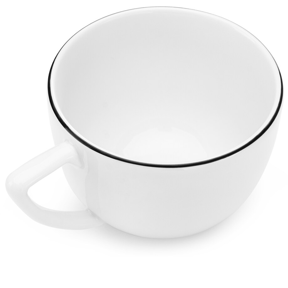 Konsimo CARLINA Filiżanka do kawy ze spodkiem 12 szt.