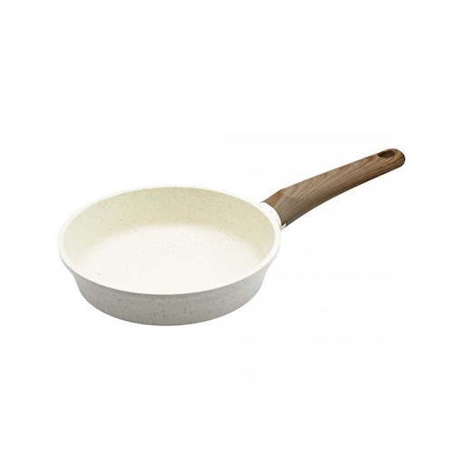 Patelnia granitowa marmurkowa NON-STICK indukcja gaz 20cm beżowa BRUNBESTE
