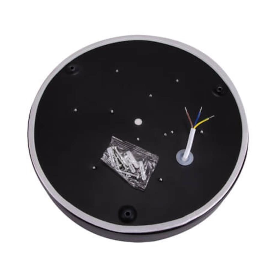 LAMPA sufitowa TOTEM LED C 03926 Ideus okrągła OPRAWA plafon LED 16W 4000K metalowy czarny