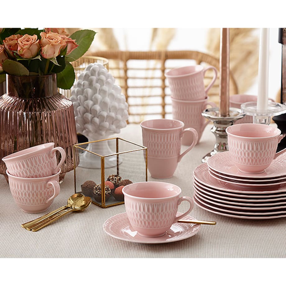 Talerz płytki 21 cm Sofia Różana LB07