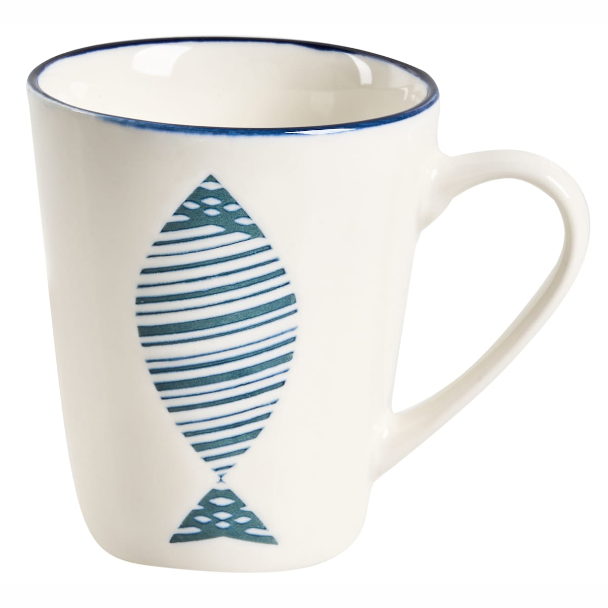 Zastawa stołowa 16-częściowa TAMARIND Porcelana Biały/ niebieski