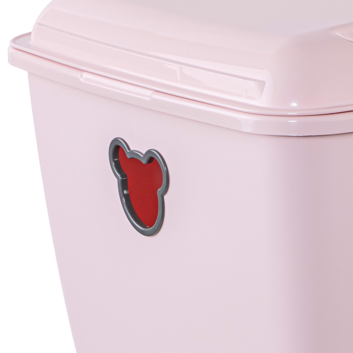 Pojemnik Plastikowy Na Zabawki Na Kółkach Kosz Skrzynia 55 L Misie Różowy