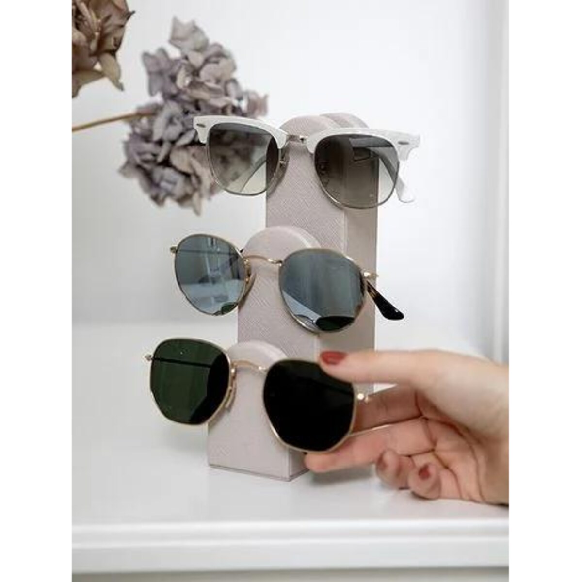 Stojak na okulary Stackers taupe