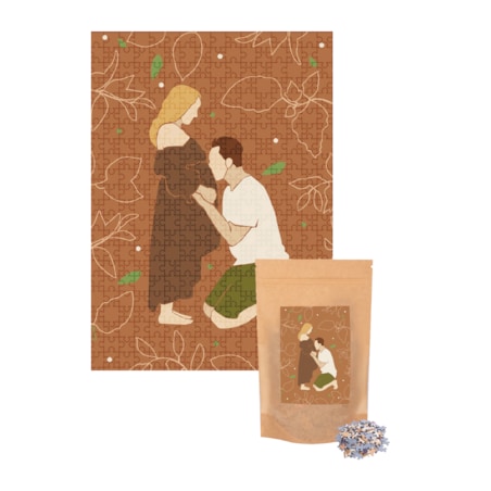 Muno Puzzle "We Are Expecting" Puzzle 500 el. w eco woreczku