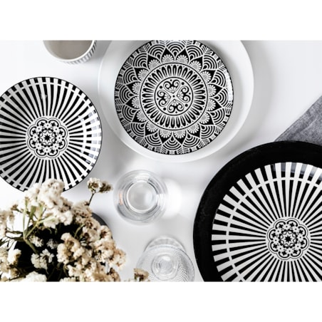 TALERZ OBIADOWY głęboki na zupę rosół jedzenie 20cm ASTEC wzorek miska