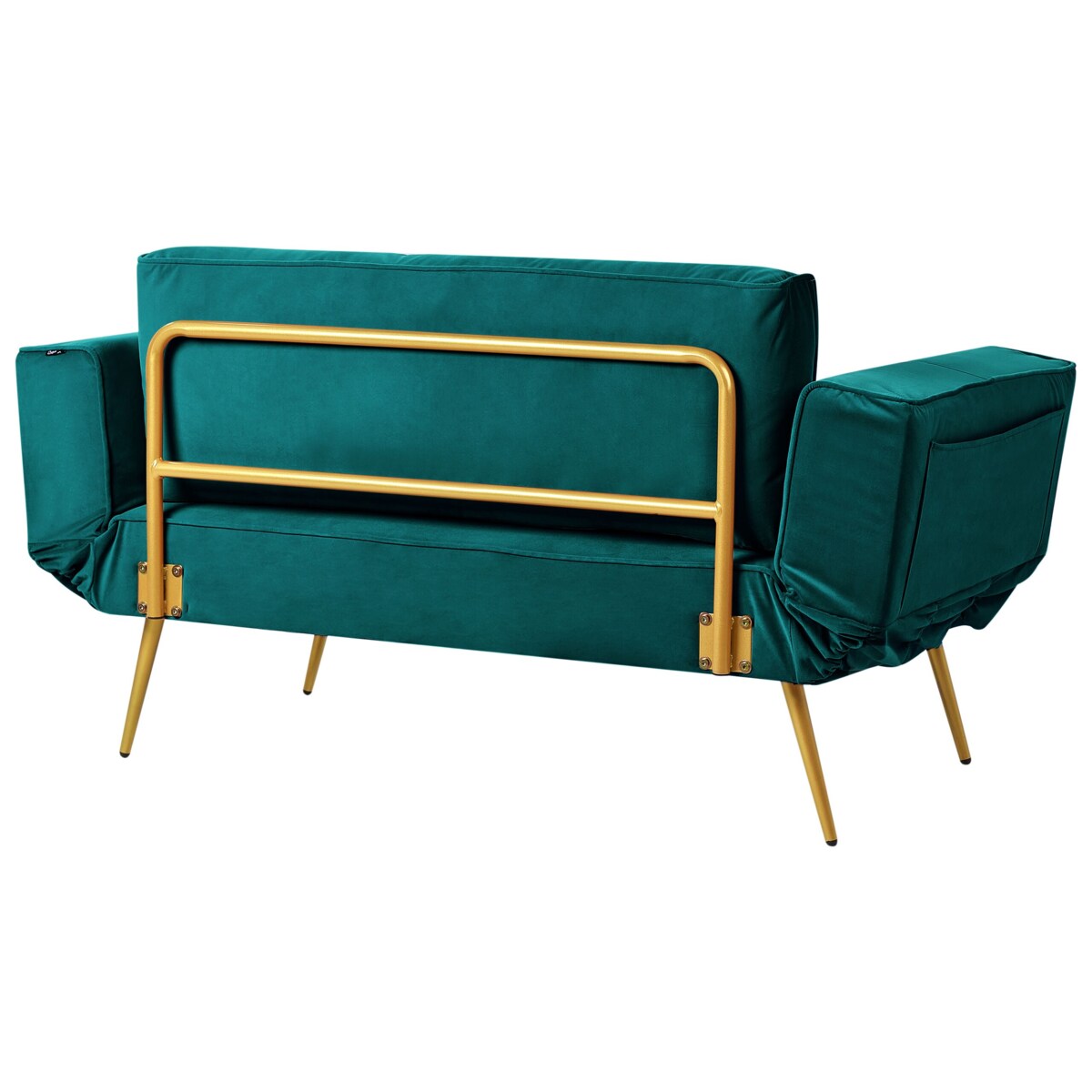 Sofa rozkładana Szmaragdowy SAARELA