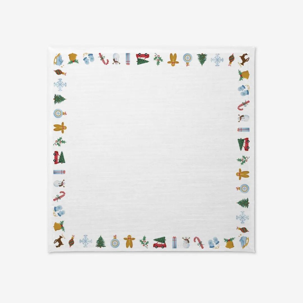 Obrus świąteczny - minimalistyczne święta - 100x100