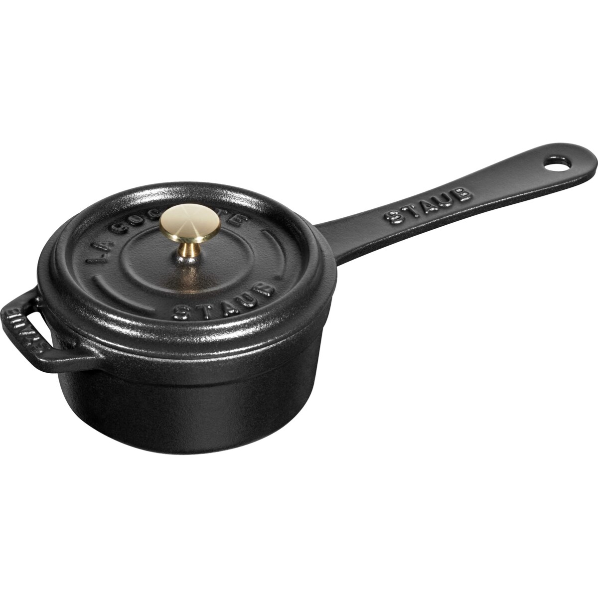 Mini rondel żeliwny Staub - 250 ml, Czarny