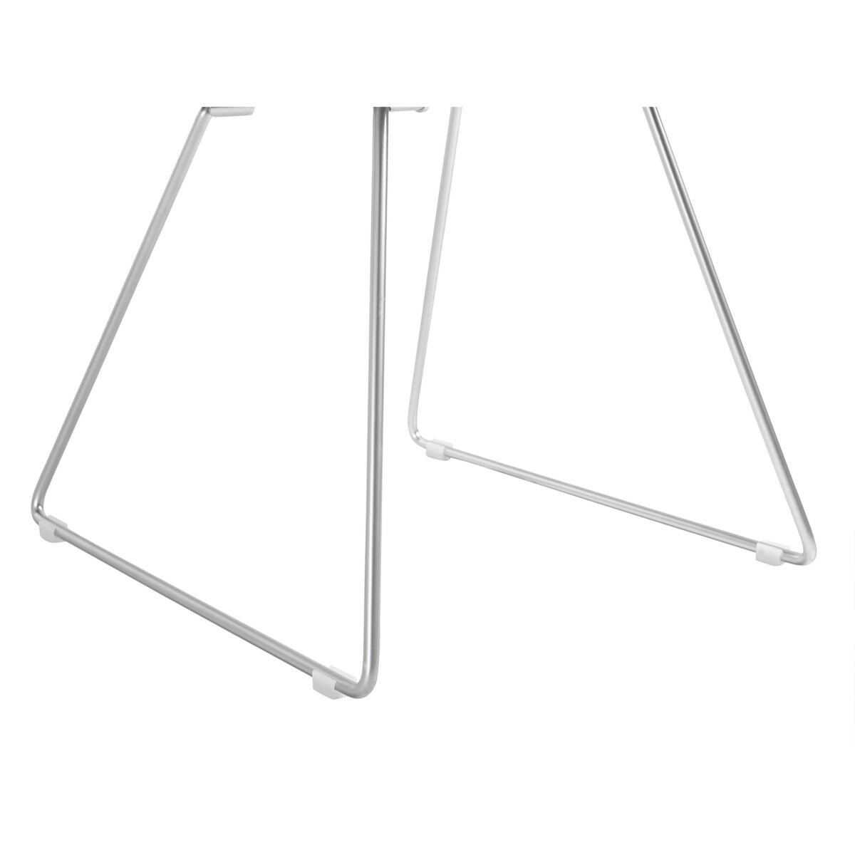 Zestaw 2 krzeseł do jadalni srebrny AURORA