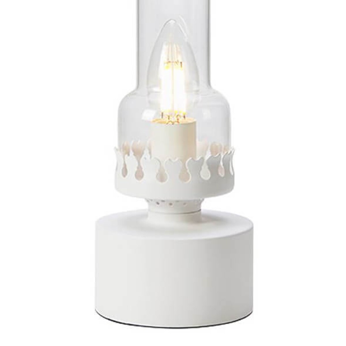 Nocna lampka stojąca Kandella 108787 Markslojd przezroczysty biały