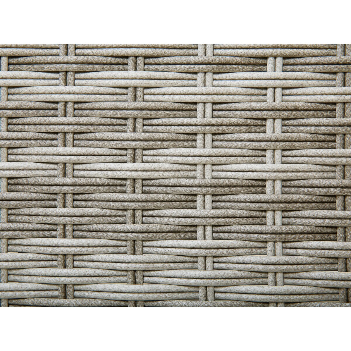 Leżak ogrodowy z poduszką TURIN Rozkładany Technorattan Szary