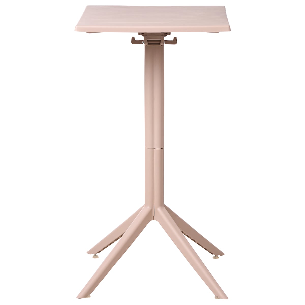 Stolik ogrodowy barowy LEMNOS 60 cm 60 cm Beżowy