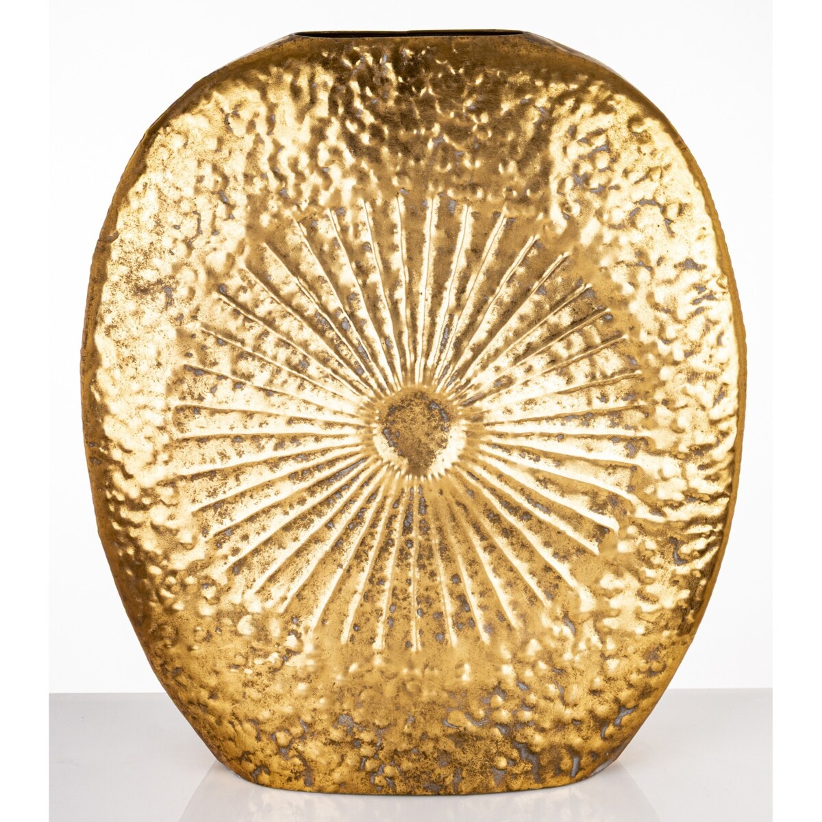Wazon metalowy złoty 74x65x10,5 cm ZLATO