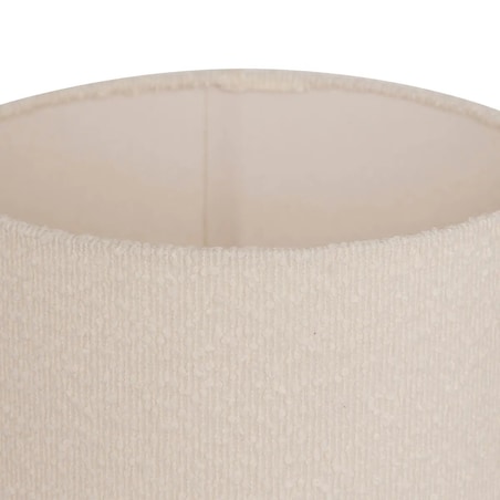 Lampa podłogowa z materiałem, kremowa, Solal, 124 cm