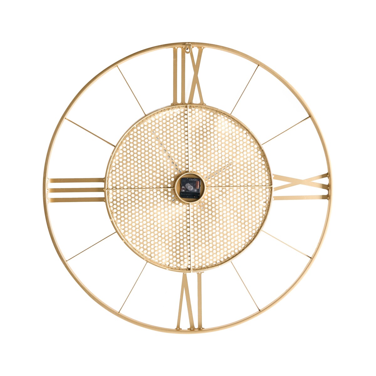 Zegar ścienny BLAMERE 80 cm Metal Złoty