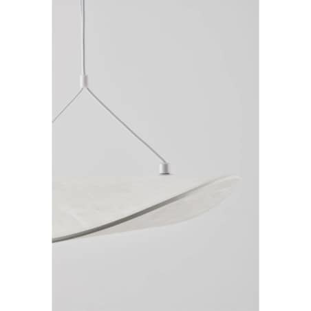 Lampa wisząca LED w tkaninie Zelvon 80 cm