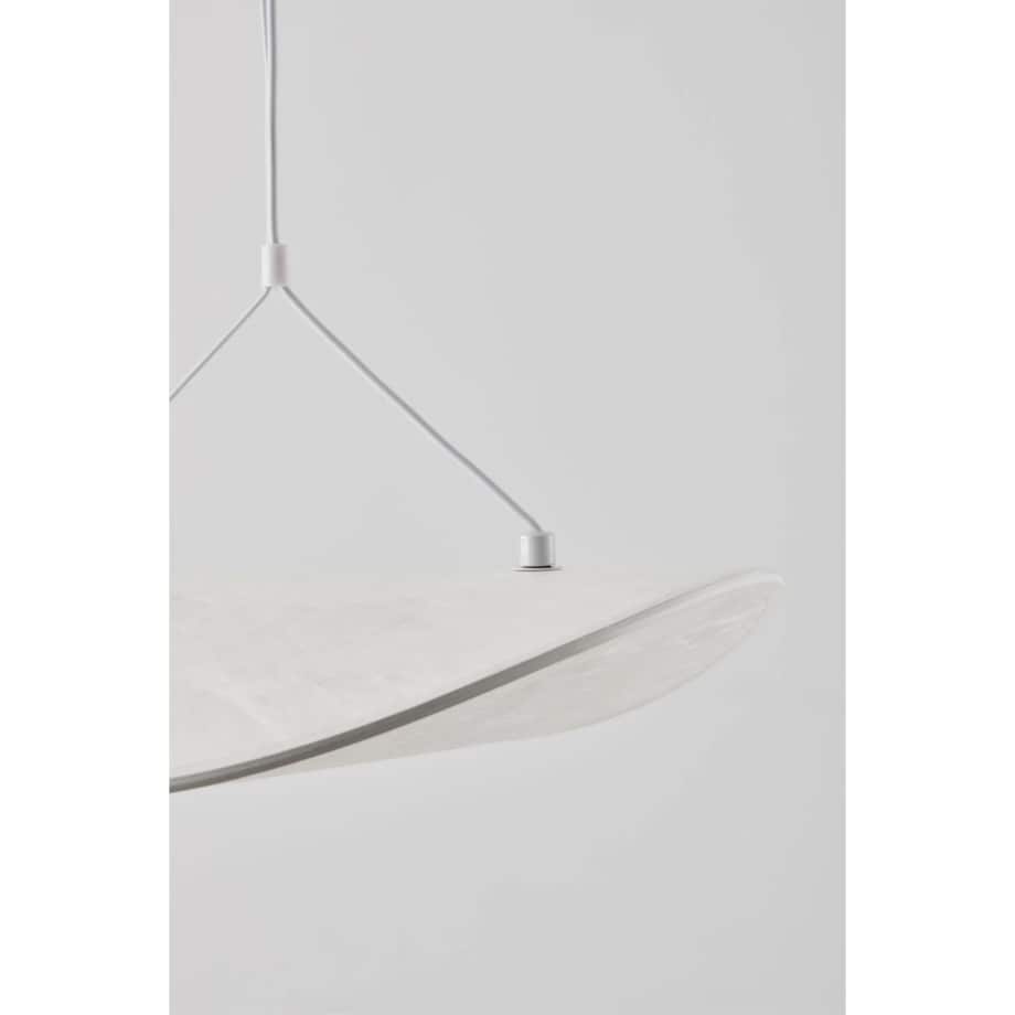 Lampa wisząca LED w tkaninie Zelvon 80 cm