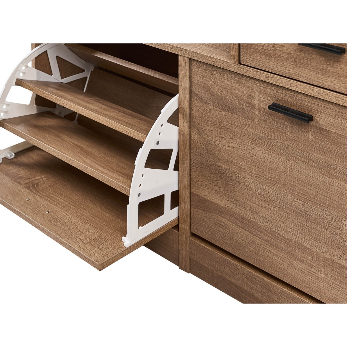 Szafka na buty z siedziskiem DUBBO Jasnobrązowy