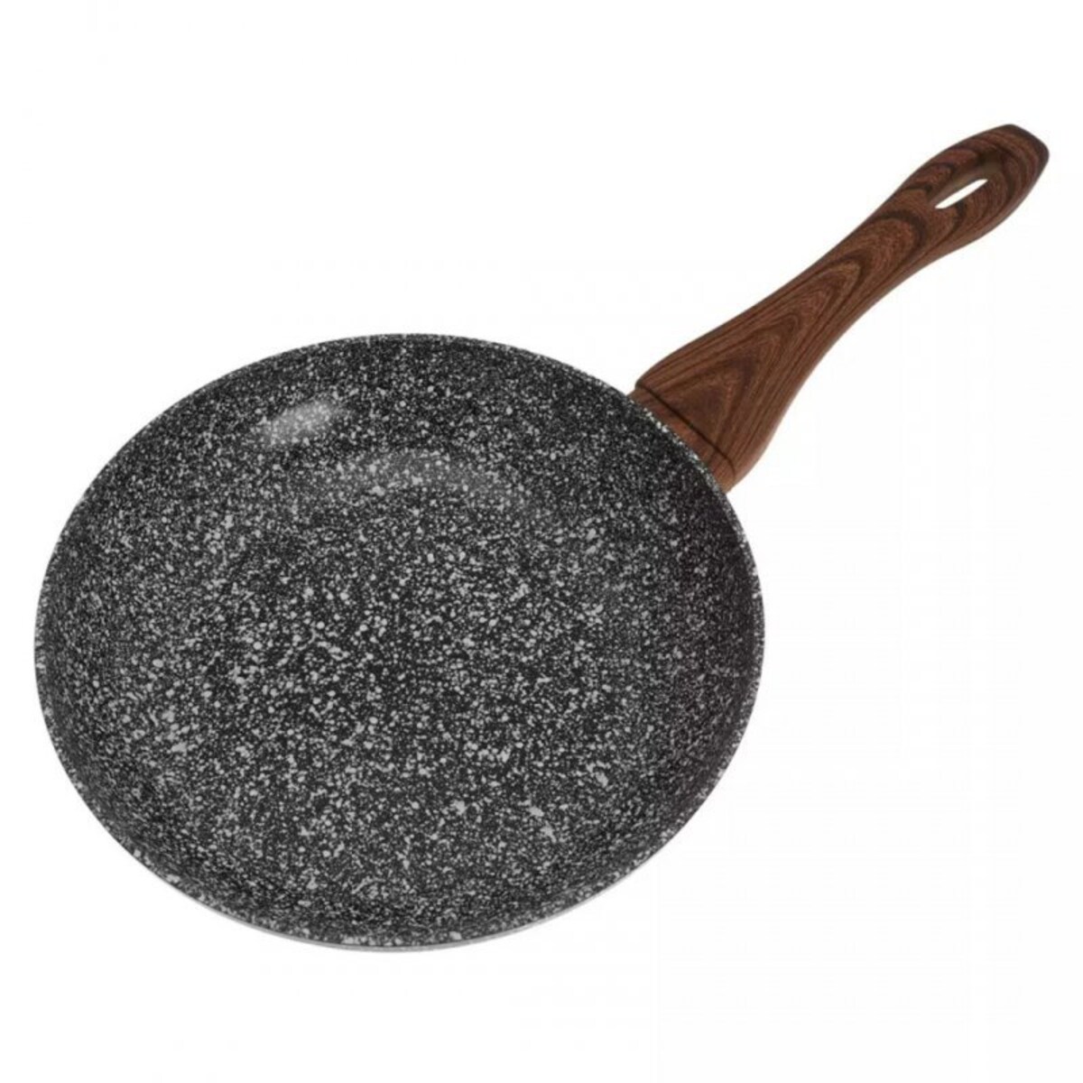 Patelnia Granitowa 28Cm Granit Wood Kinghoff Kh-1029